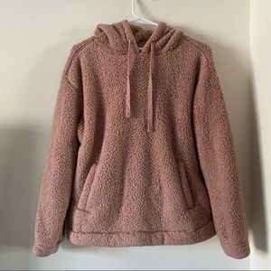 Hooded Sherpa Pullover